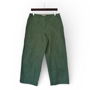 Garage Wide Leg Pants Olive Green High Rise Size Medium